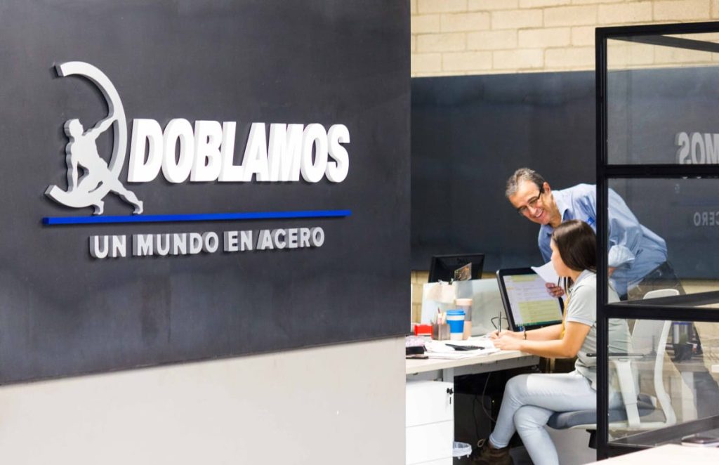 Sede Doblamos: soluciones integrales en acero